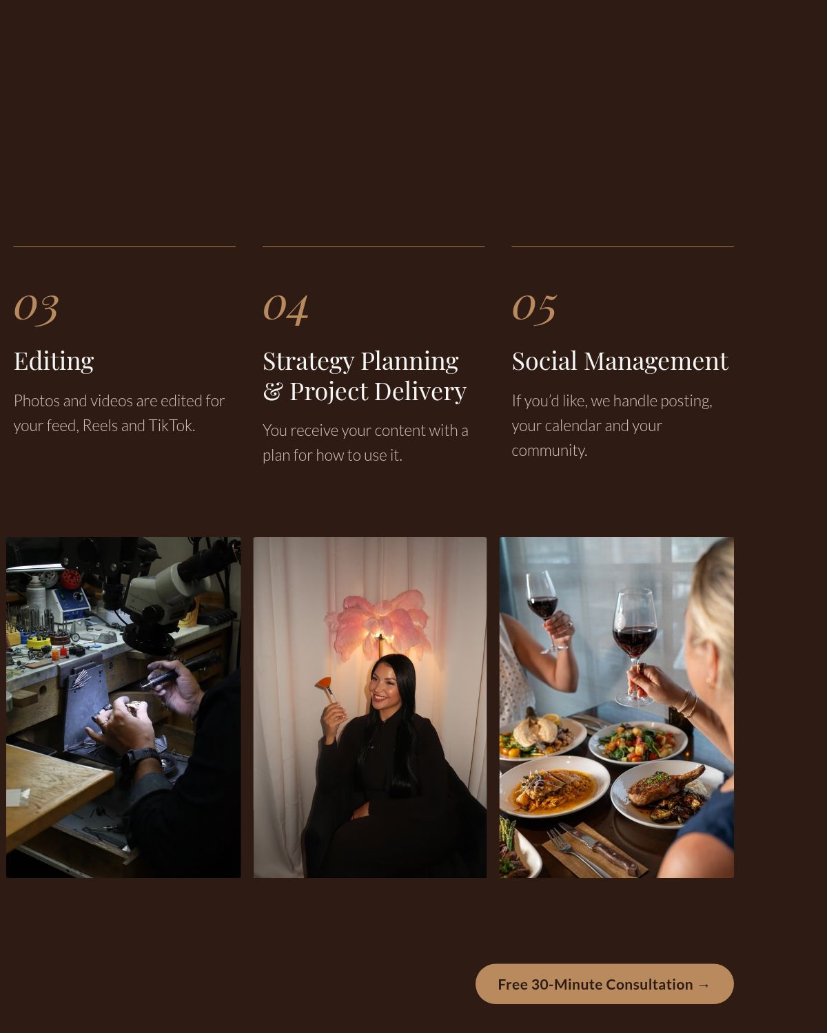 Front Paige Media portfolio, Page 15 right
